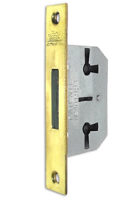 Cerradura Angosta de Embutir 6 combinaciones de llave.   