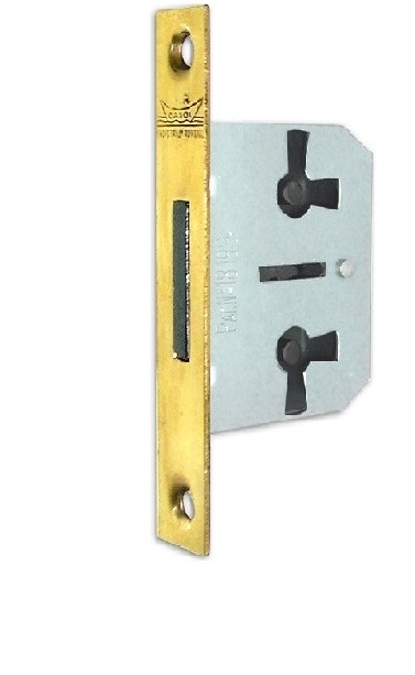 Cerradura Angosta de Embutir p/Muebles.